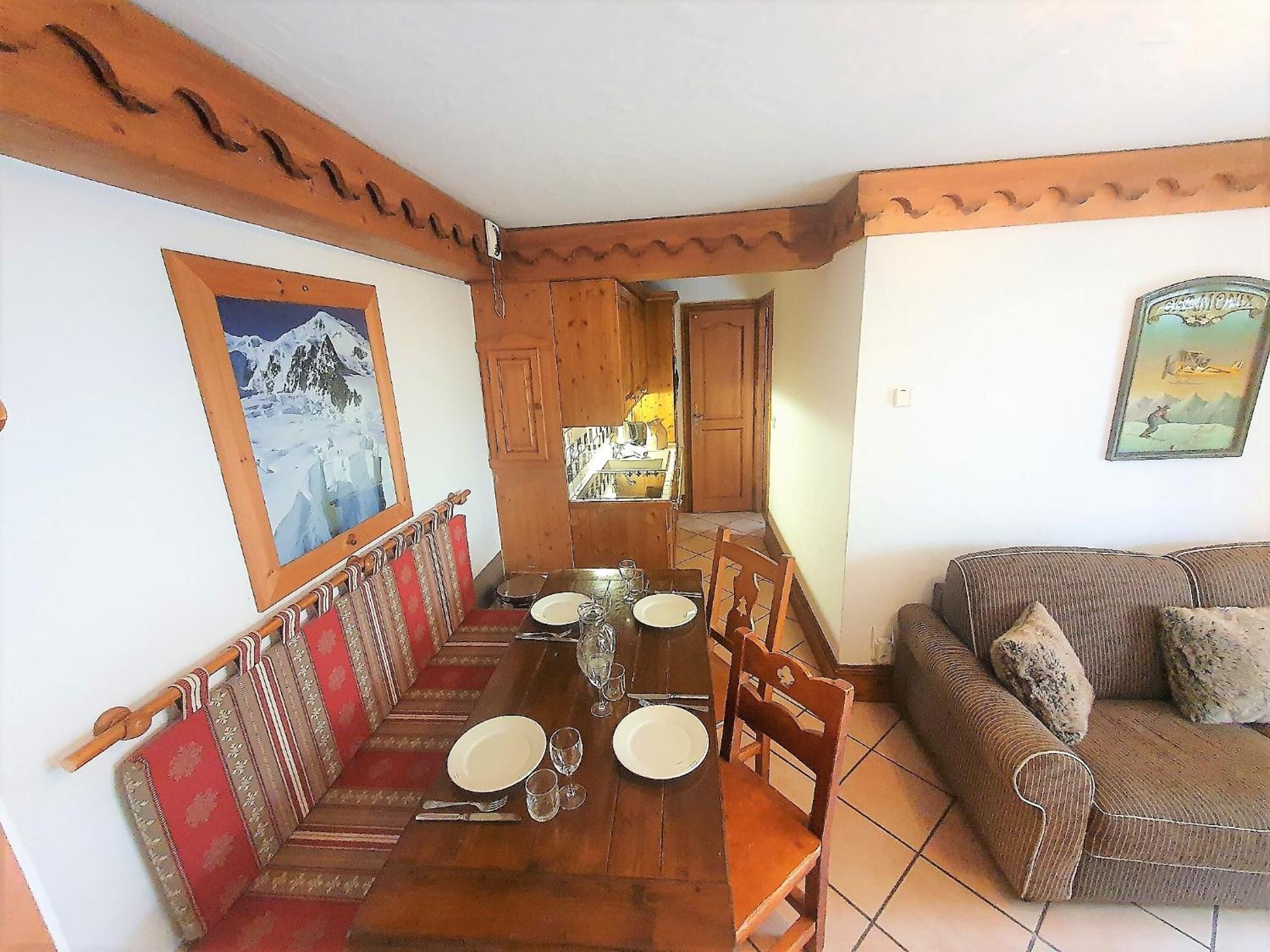 La Ginabelle Vue Montblanc 4 Personnes Appartement Chamonix Buitenkant foto